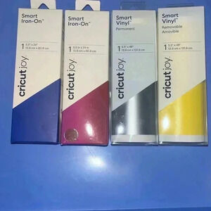 🆕 Cricut Joy Smart Iron-On Vinyl Bundle of 4